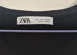 Jersey fino Zara morado talla L
