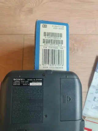 Sony Discman D-E441 ESP2 Reproductor CD