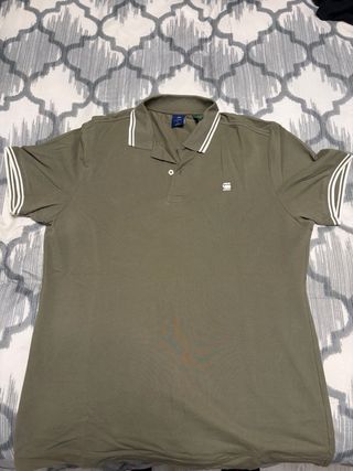 Polo G-Star RAW Verde Oliva Hombre