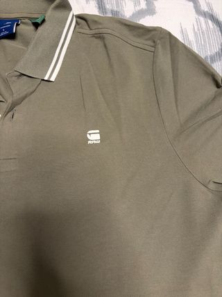 Polo G-Star RAW Verde Oliva Hombre