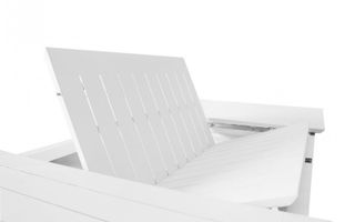 Tavolo da Giardino Estensibile in Alluminio Bianco