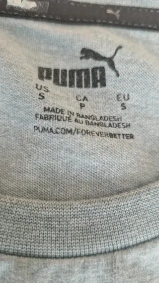 Camiseta Puma Hombre verde azulado