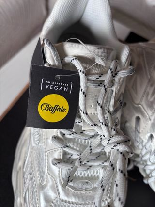 Zapatillas Buffalo Gianna Talla 41 Blancas