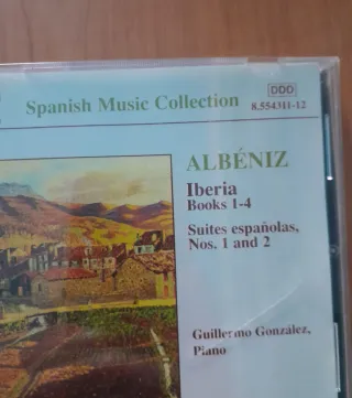 Vnta solidaria:2CDs Albéniz Iberia Suites Española