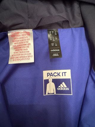 Chaqueta cortavientos Adidas Talla 13/14