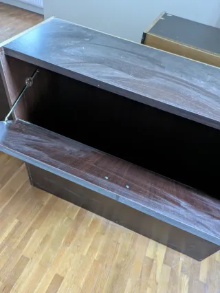 Mueble cabecero de cama con almacenaje