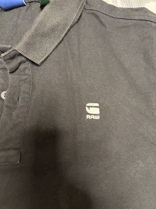 Polo G-Star RAW Hombre Negro