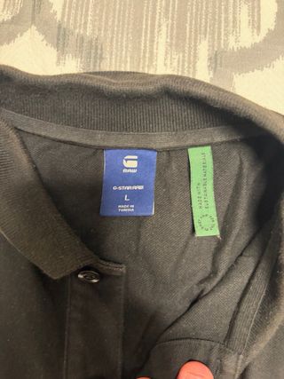 Polo G-Star RAW Hombre Negro