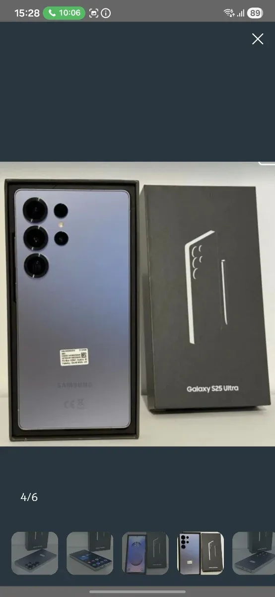 Samsung Galaxy S25 Ultra Azul Nuevo