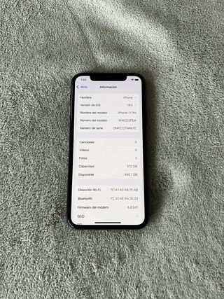 iPhone 11 Pro 512 GB gris espacial