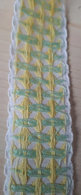 Bordura cotone decorata