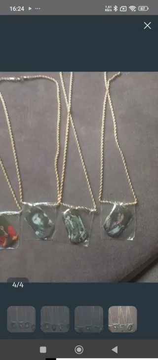 Collar Camarón de la Isla con placa