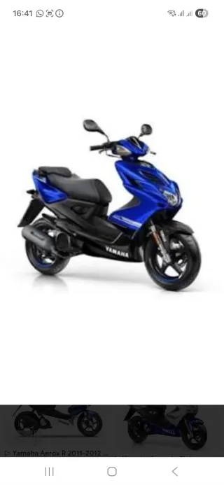 Yamaha Aerox R Scooter Azul/Negro