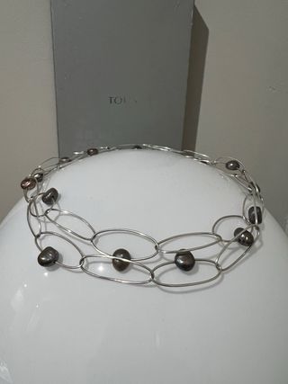 Collar Tous Plata y Perlas