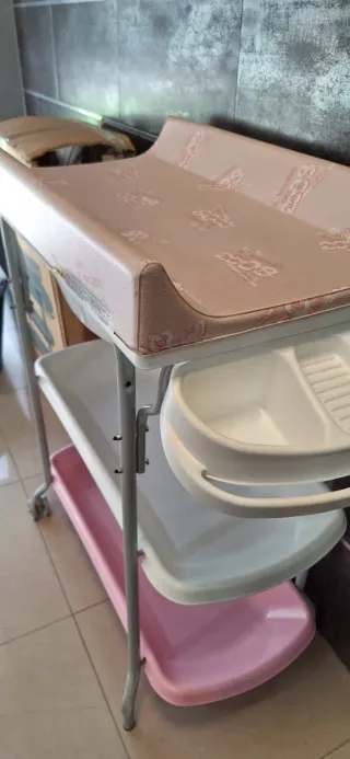 Cambiador bañera bebé con caja