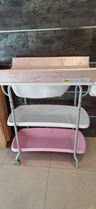 Cambiador bañera bebé con caja