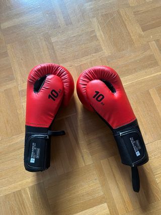 Guantes Boxeo Rojo/Negro 10oz