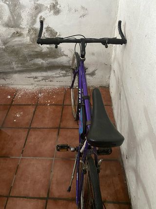Bicicleta de carretera Orbita morada