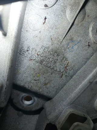 Guardabarros Delantero Honda SH 125 Mode