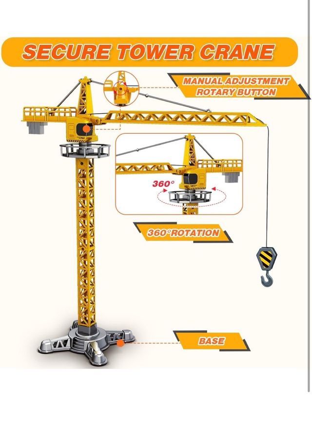 Juego Construcción Camión Grúa y Vehículos