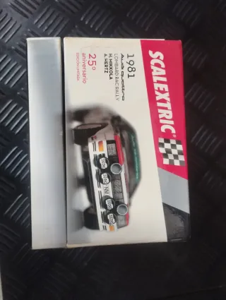 Caja Scalextric Audi Quattro 1981 25 Aniversario