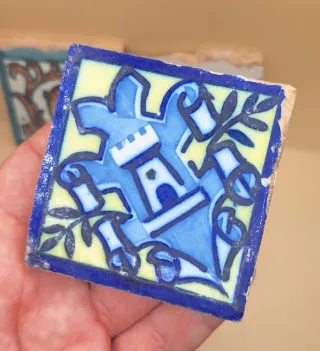 Lote 6 Azulejos Olambrilla Antiguos