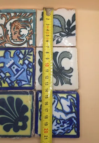 Lote 6 Azulejos Olambrilla Antiguos