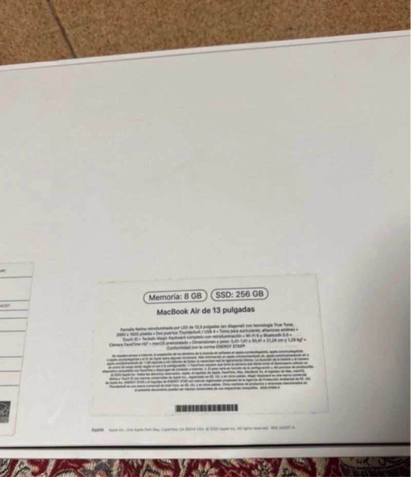 Macbook Air M1 (2020) 13” 256GB SDD, 8 GB RAM afbeelding 10