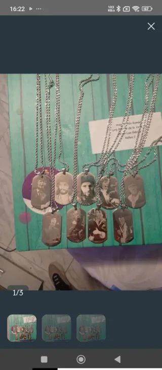 Cordón rizado con placa de Camarón de la Isla