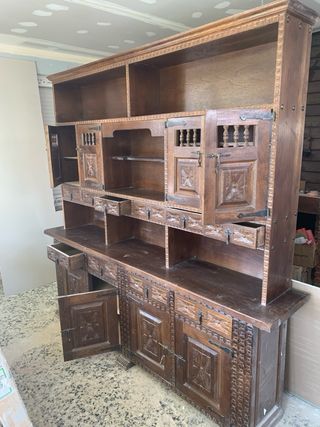 Mueble castellano madera maciza