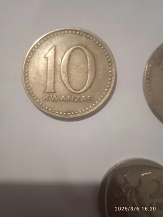 Lote monedas africanas