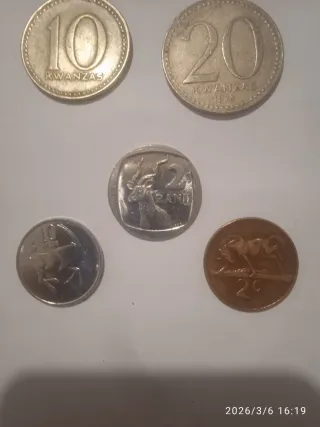 Lote monedas africanas