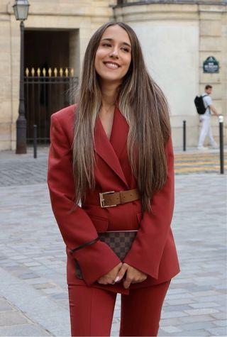 Blazer Zara con cinturón