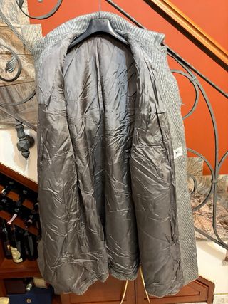 Cappotto donna in lana vergine vintage grigio