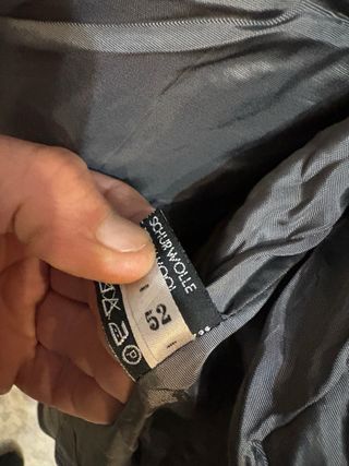 Cappotto donna in lana vergine vintage grigio