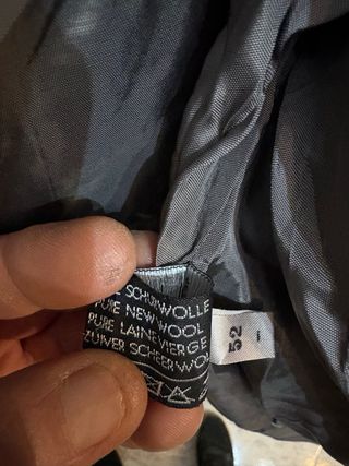 Cappotto donna in lana vergine vintage grigio