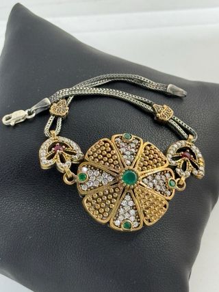 Bracciale donna argento 925 fiore