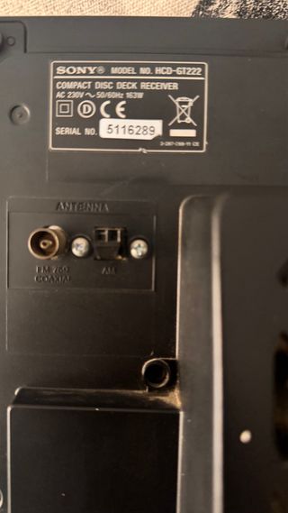 Minicadena Sony Genezi MHC-GT222