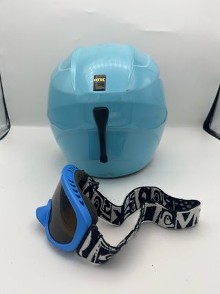 Casco Snow Dainese Niño 58cm + Gafas Quiksilver