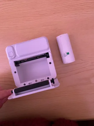 Mini impresora termica blanca