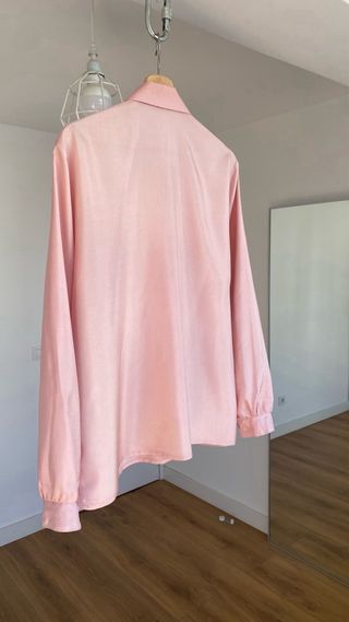 Blusa rosa oversize vintage