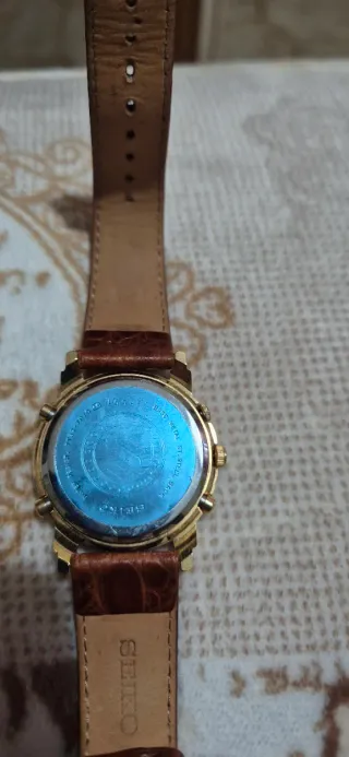 Orologio Seiko 7T32-6G10 Cronografo Oro Bianco