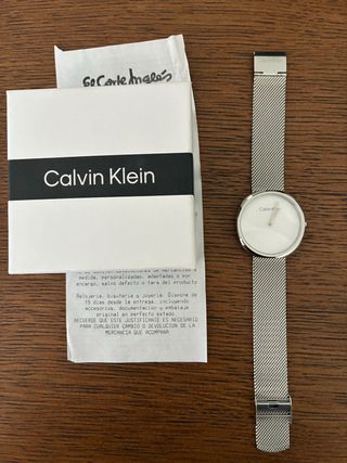 Reloj Calvin Klein Sculpt Mujer Plata Blanco