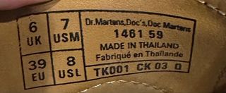 Dr Martens granate talla 39 EU seminuevas