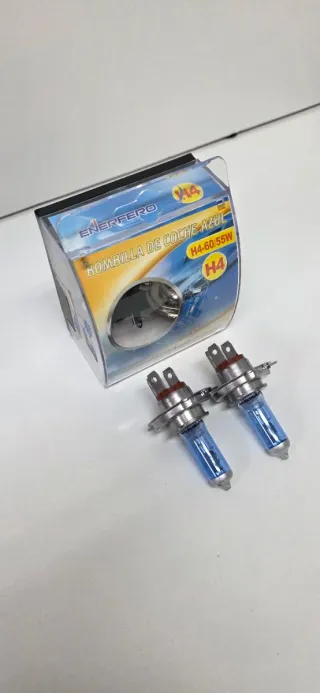 Bombilla Coche H4 Luz Azul 60/55W
