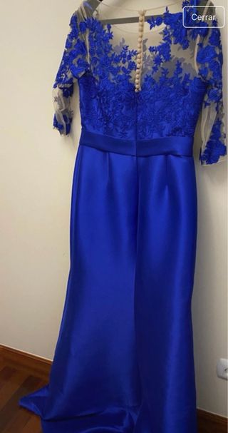 Vestido fiesta Pronovias azul