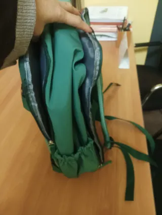 Mochila de viaje avion