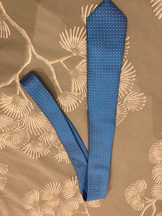 Lote 7 corbatas grises y multicolor