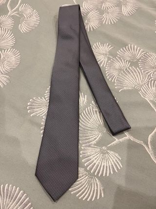 Lote 7 corbatas grises y multicolor