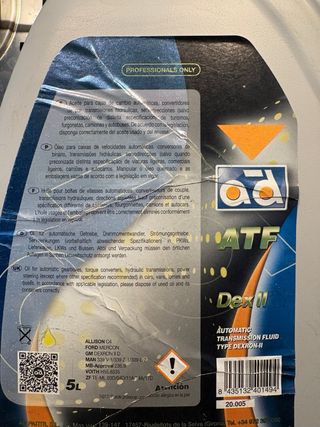 Aceite AD ATF Dex II 5L Nuevo